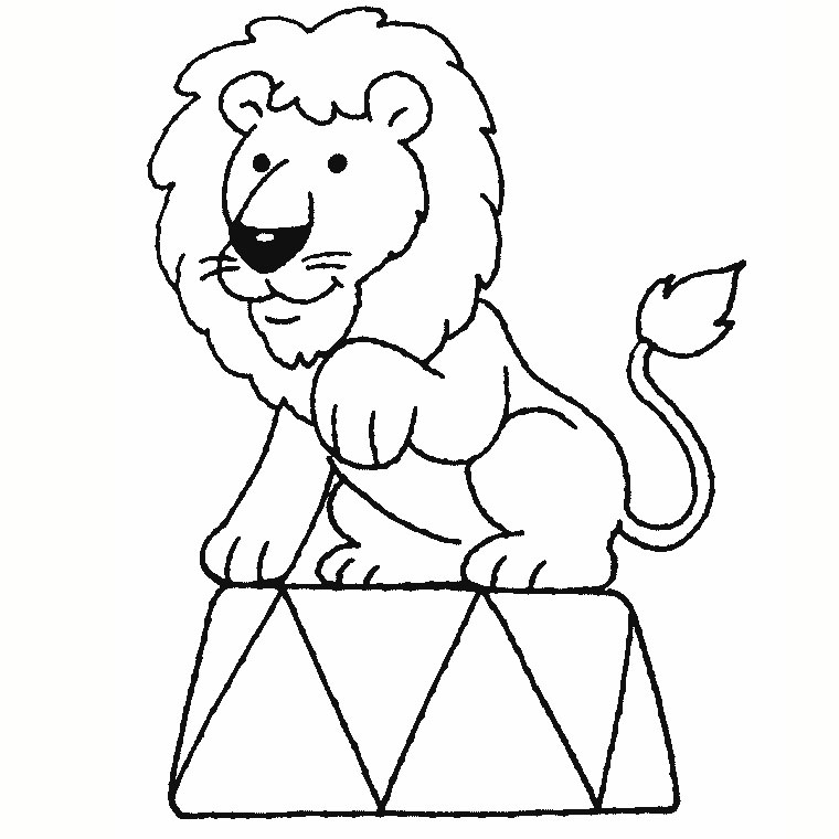 imprimer le coloriage lion cirque pour imprimer le coloriage lion  Coloriage lion a imprimer