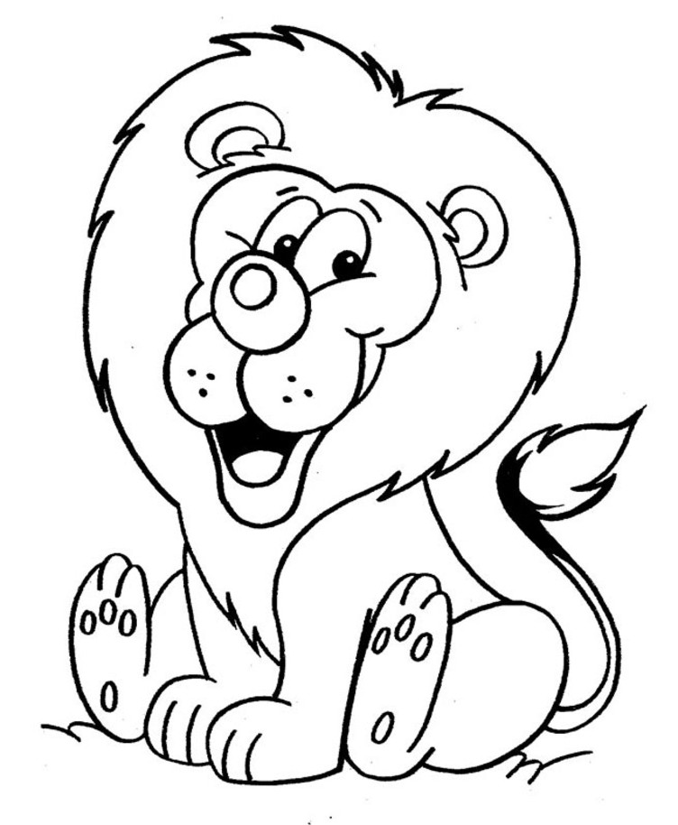108 dessins de coloriage lion à imprimer sur LaGuerche.com  Page 12