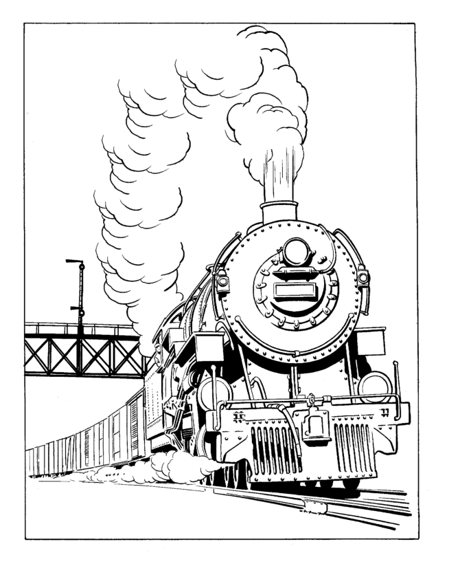 Dessin #16423 - dessin de locomotive