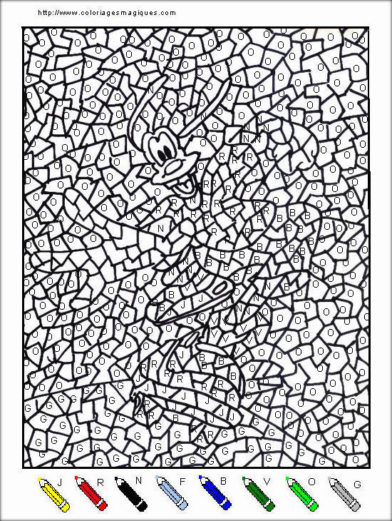 Dessin magique à imprimer #21183 Image #21183 - Coloriage magique gratuit