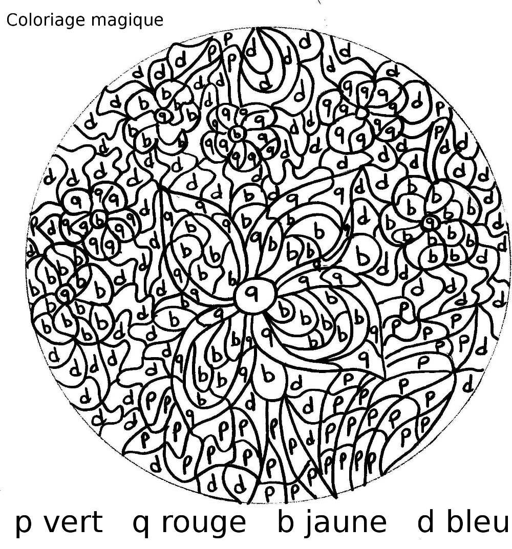 Faire Des Coloriage Magique Gratuit
