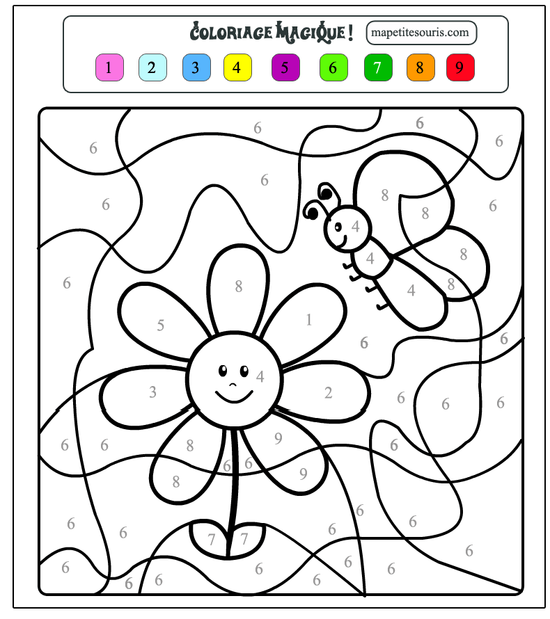 Image #21201 - Coloriage magique gratuit