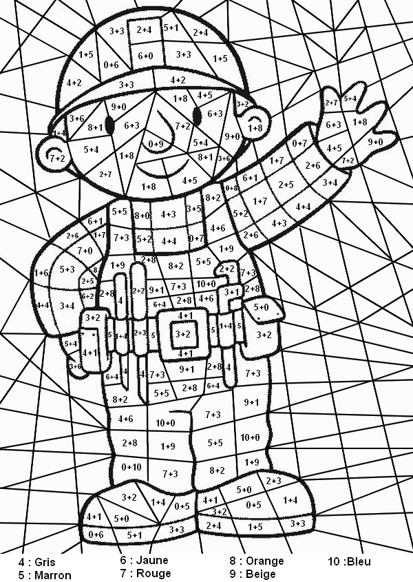 Dessin magique à imprimer #21206 Image #21206 - Coloriage magique gratuit