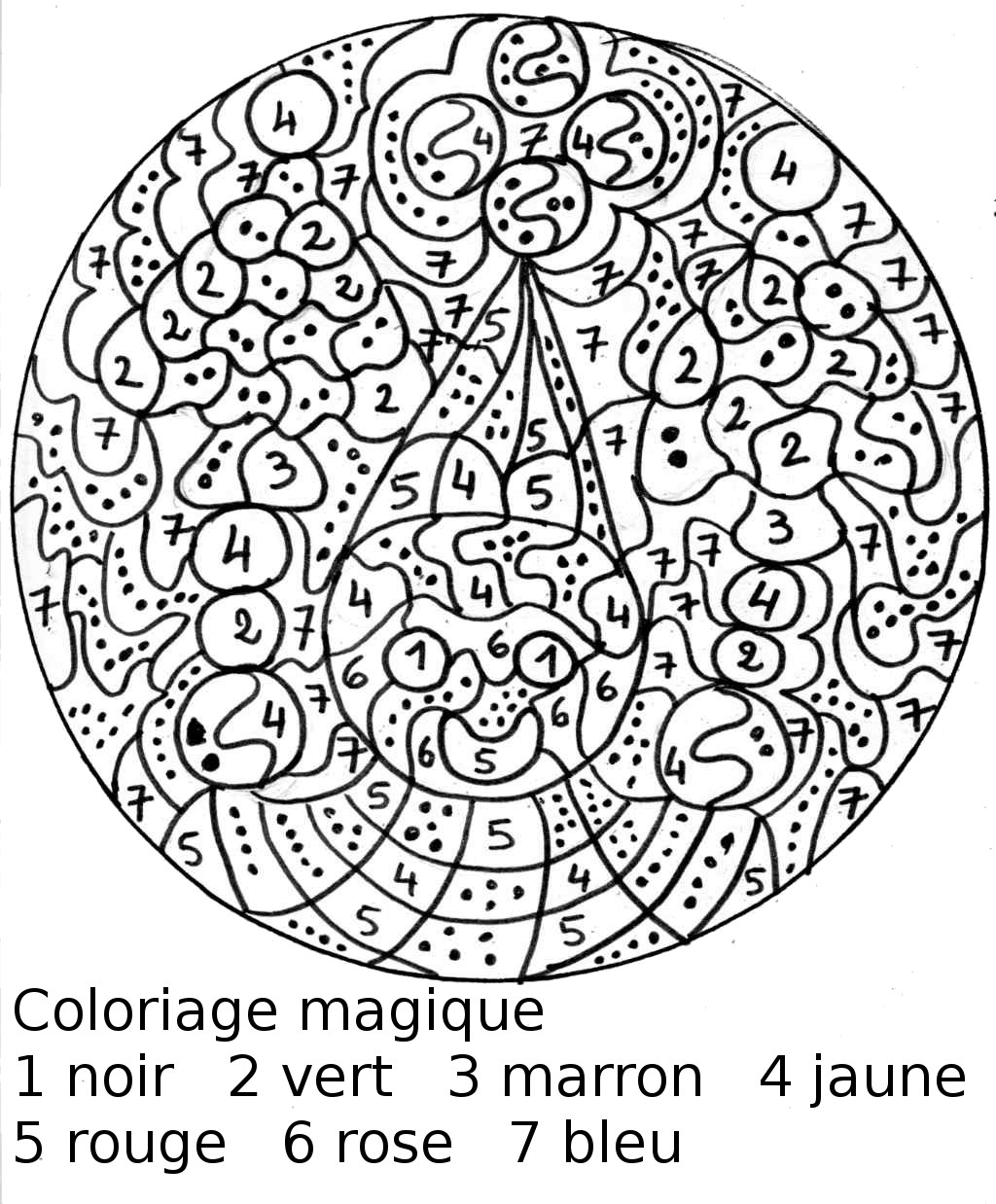 66 dessins de coloriage magique à imprimer sur LaGuerche.com - Page 7
