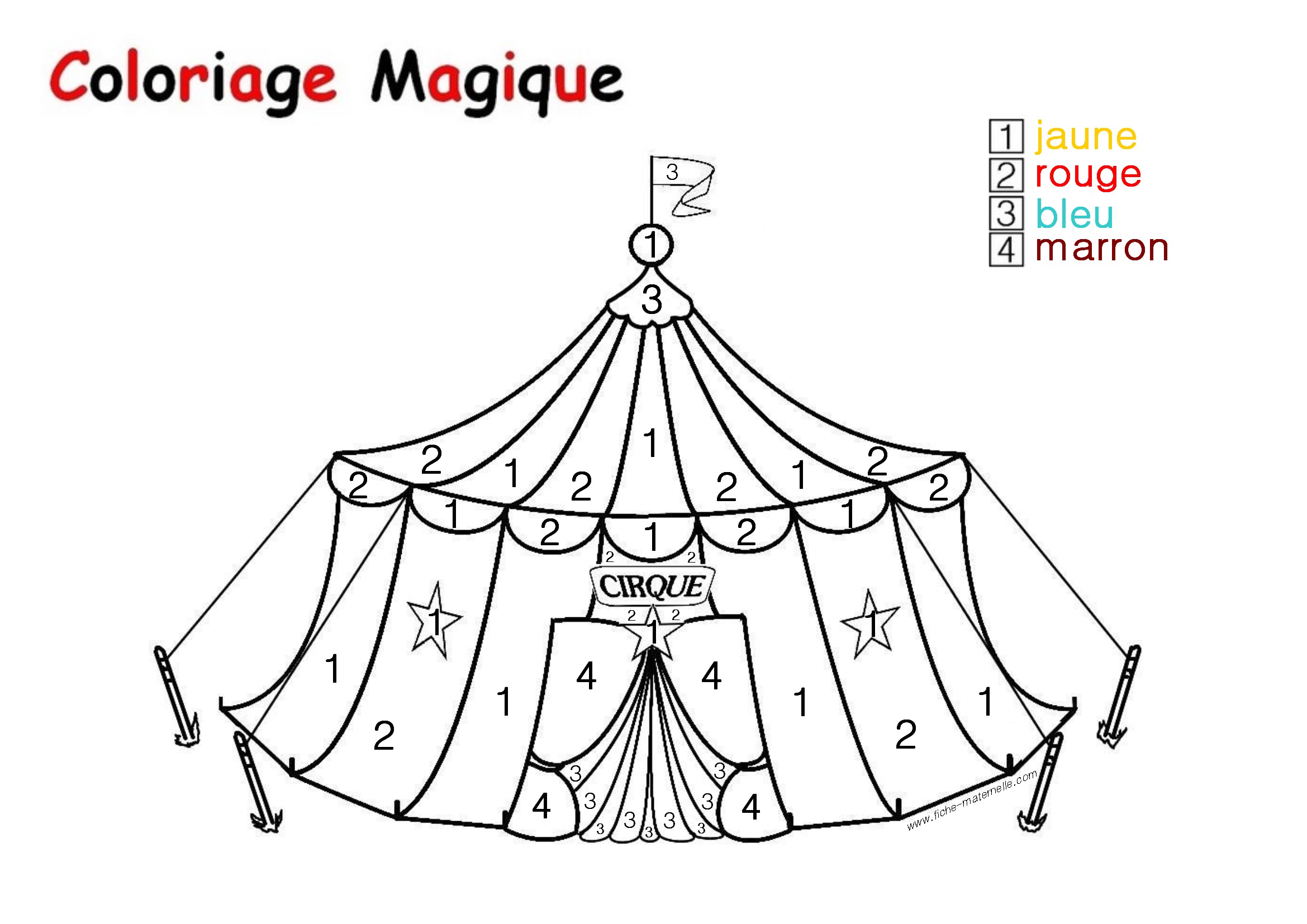 Image #21214 - Coloriage magique gratuit