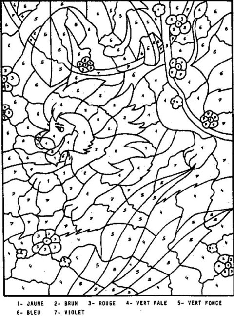 Image #21222 - Coloriage magique gratuit