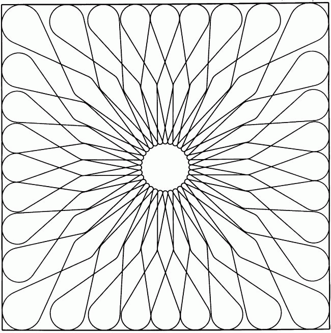 Image #21483 - Coloriage mandalas difficile gratuit