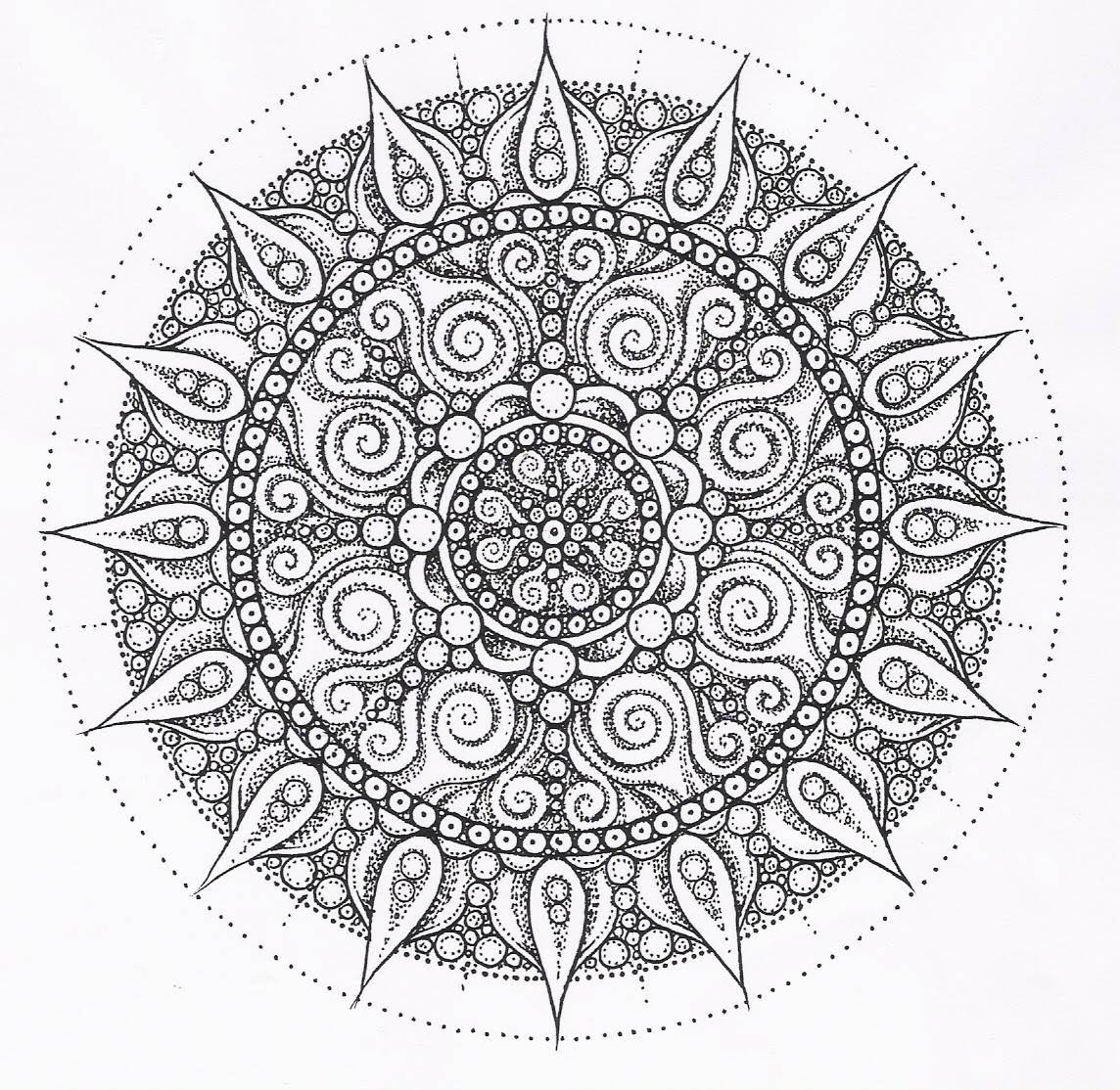 mandala coloring pages complicated cyst - photo #12