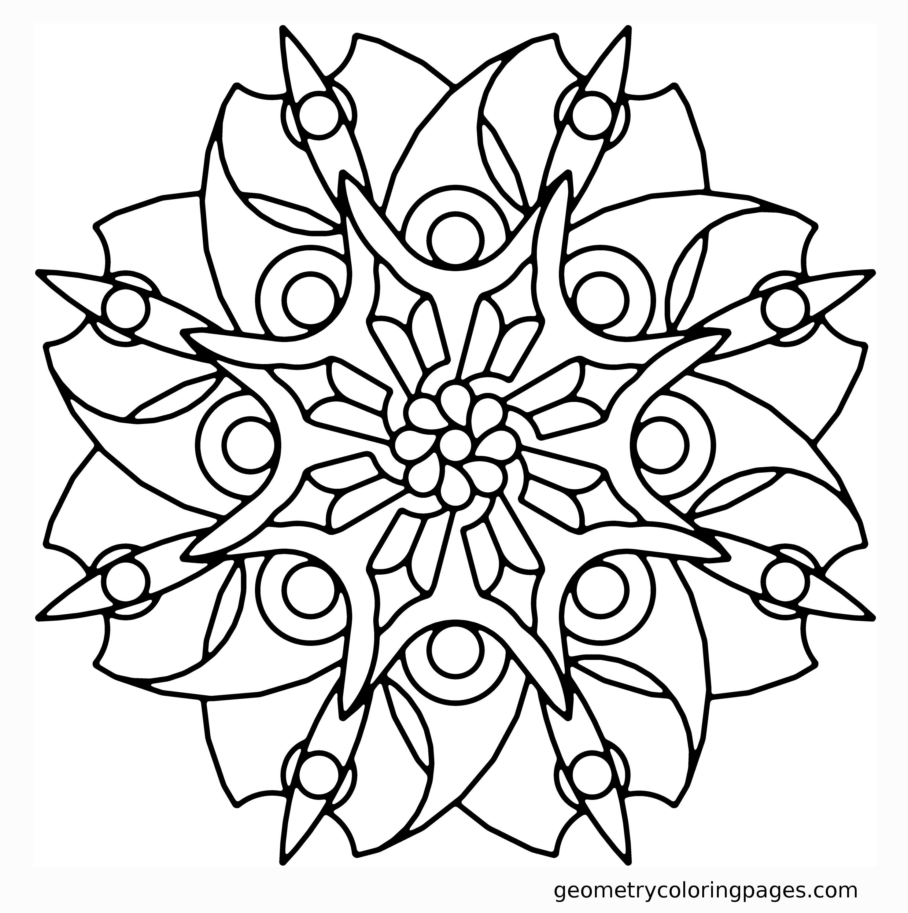 Image #21575 - Coloriage mandalas fleurs gratuit