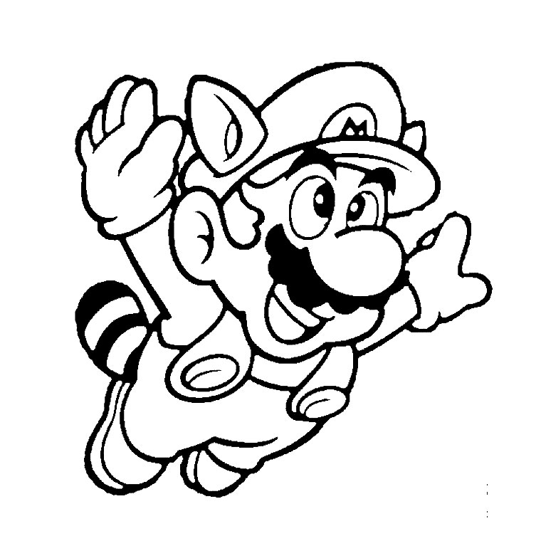 Coloriage mario bros gratuit - dessin a imprimer #2
