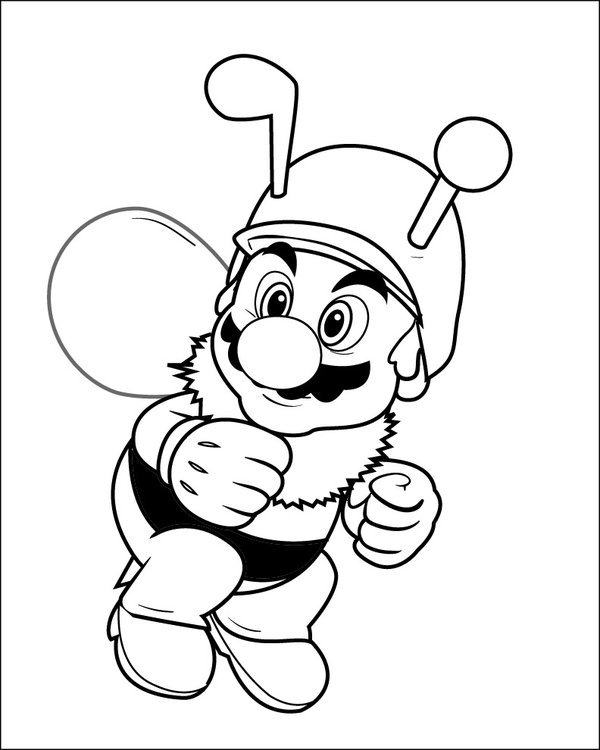 Coloriage mario bros gratuit - dessin a imprimer #20