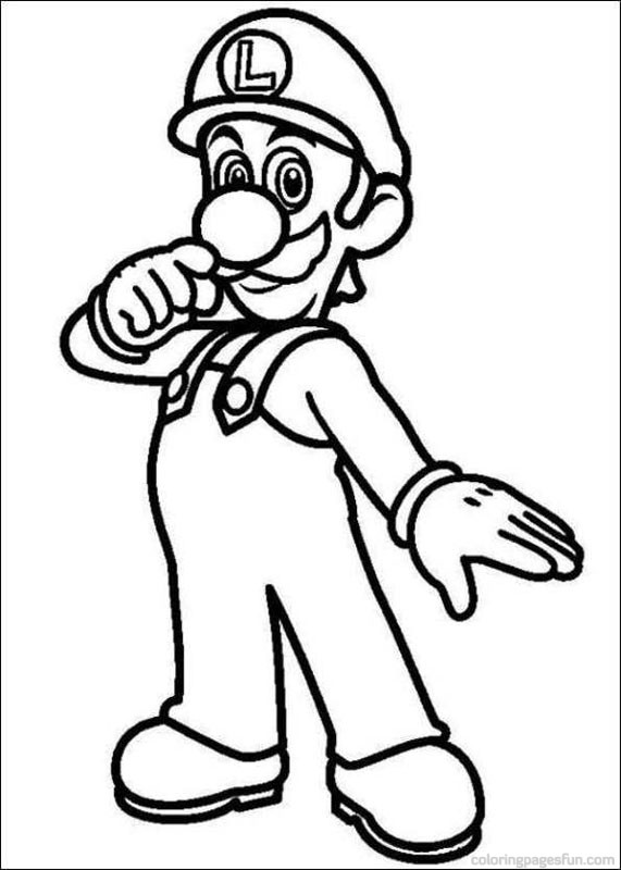 Coloriage mario bros gratuit - dessin a imprimer #22