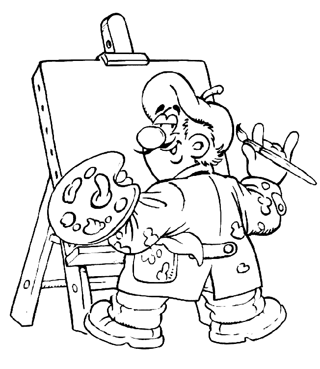 Dessin métiers à imprimer #21751 Image #21751 - Coloriage métiers gratuit