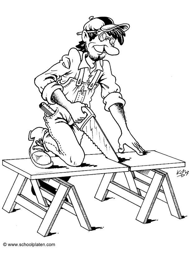Dessin métiers à imprimer #21778 Image #21778 - Coloriage métiers gratuit