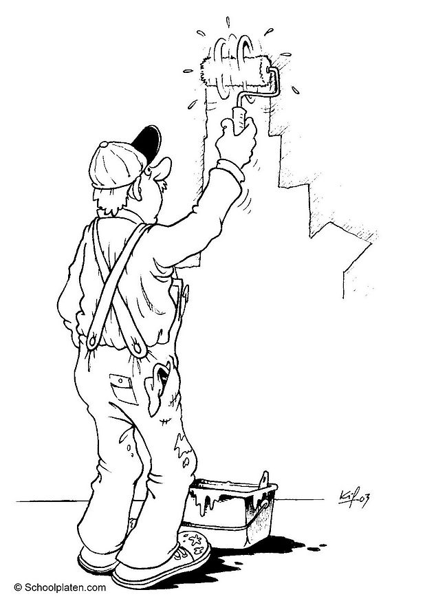 Dessin métiers à imprimer #21782 Image #21782 - Coloriage métiers gratuit