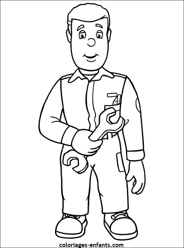 Coloriage De Metier A Imprimer