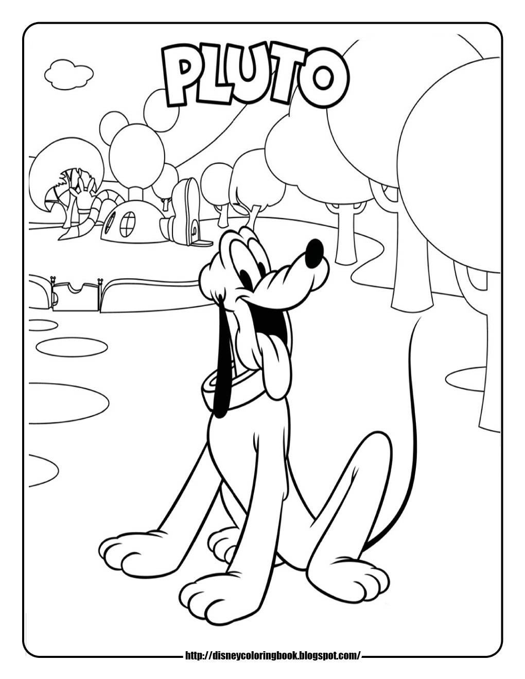 Dessin #11869 - Coloriage mickey mouse a colorier