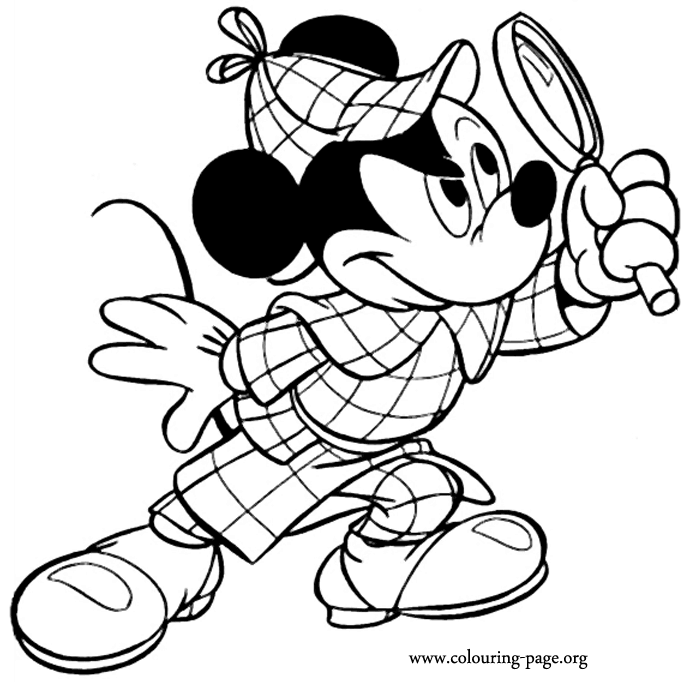 Dessin #11899 - image de mickey mouse a colorier