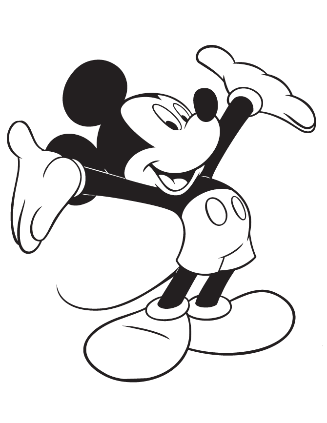 Dessin #11916 - dessin de mickey mouse