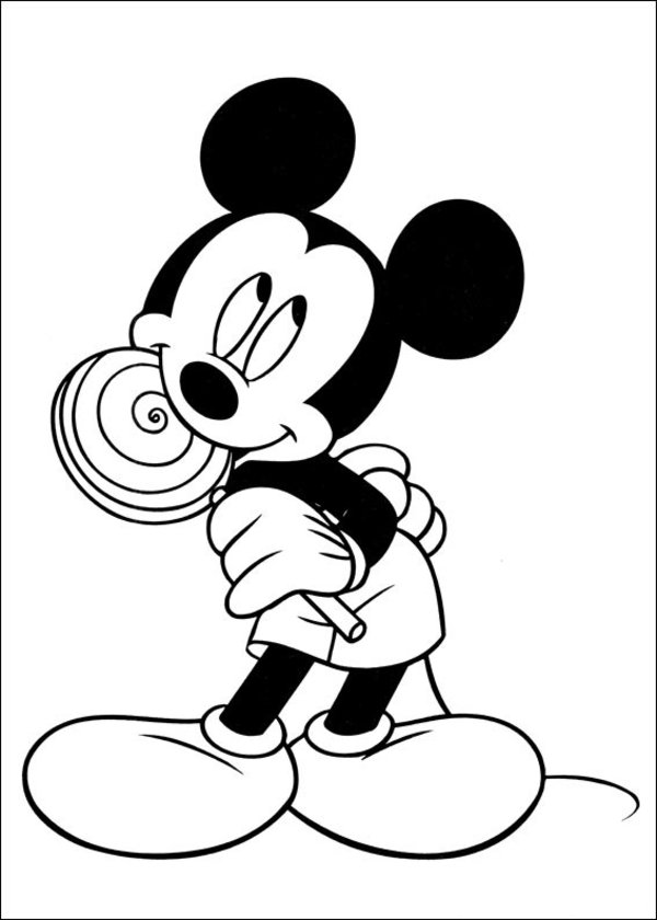 Dessin #11904 - dessin de mickey mouse