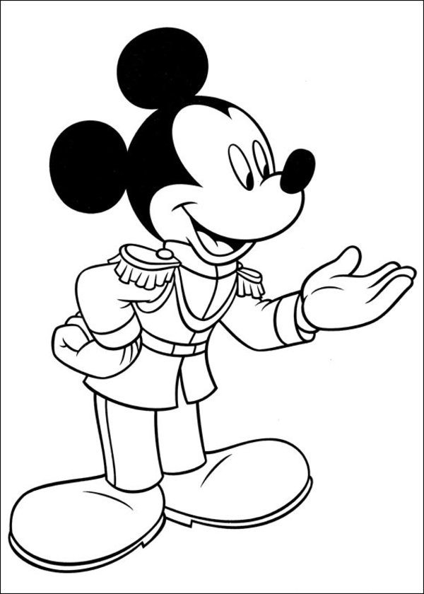 Dessin #11902 - dessin gratuit mickey mouse à imprimer