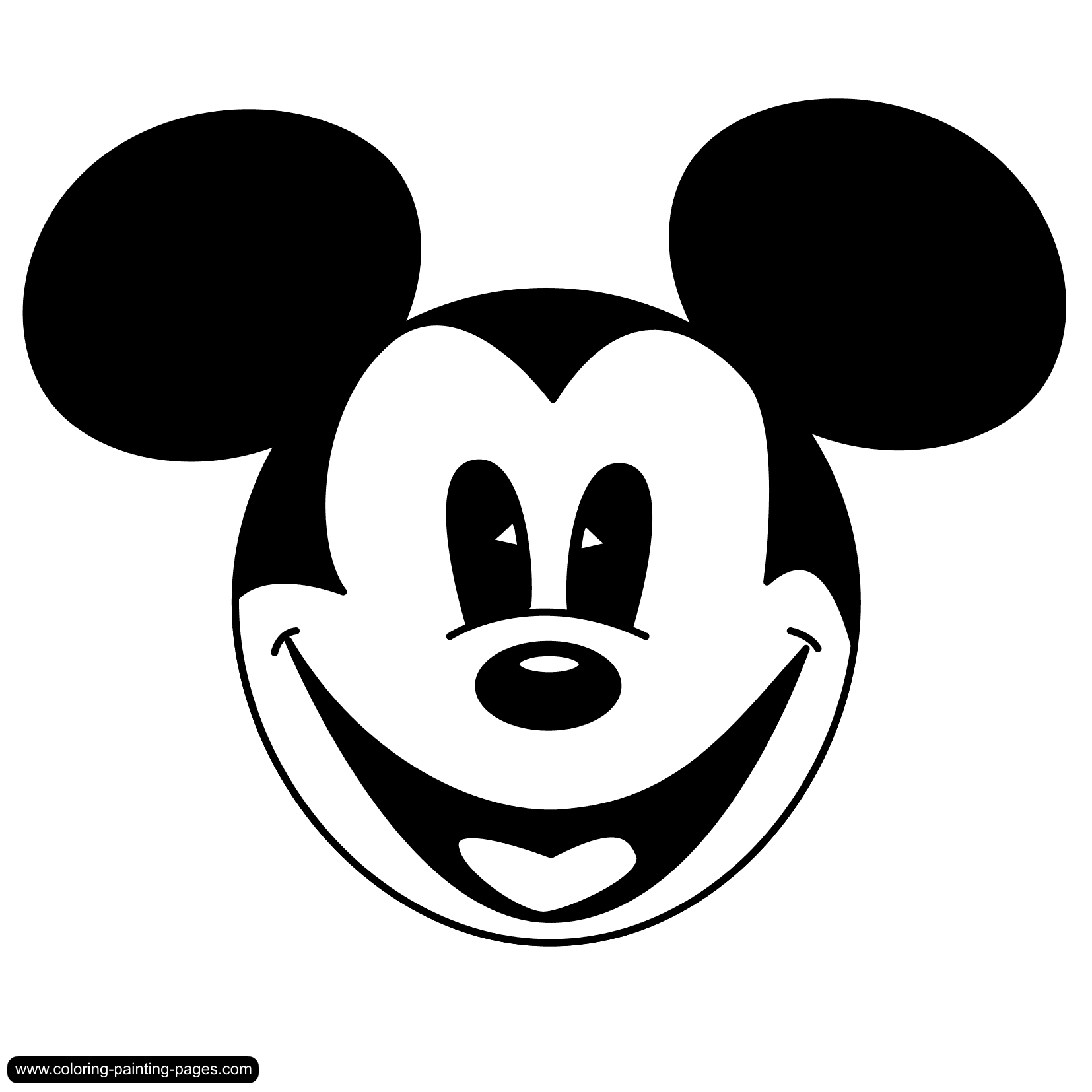 Dessin #11928 - dessin de mickey mouse pour imprimer et colorier