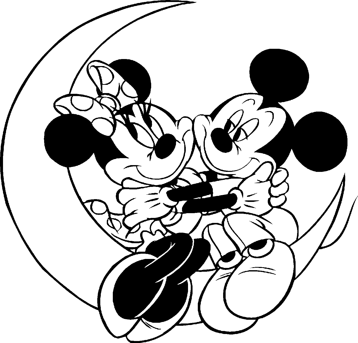 Dessin #11882 - image de mickey mouse a imprimer et colorier