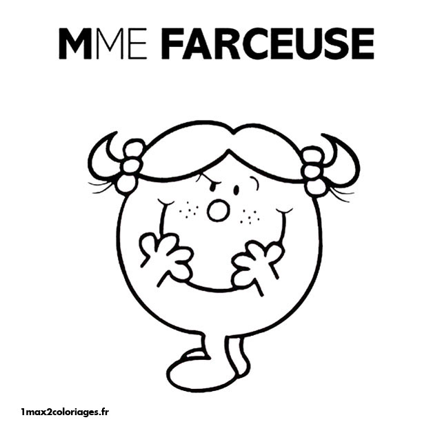 Dessin monsieur madame à imprimer #25445 Image #25445 - Coloriage monsieur madame gratuit