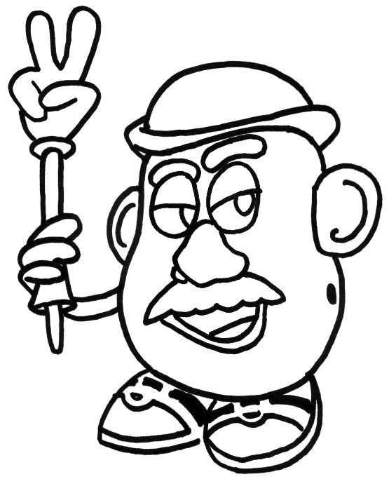 Dessin monsieur patate à imprimer #25560 Image #25560 - Coloriage monsieur patate gratuit