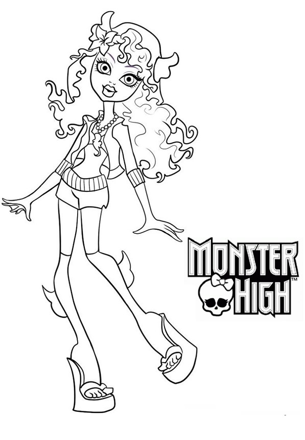Coloriage monster high gratuit - dessin a imprimer #150