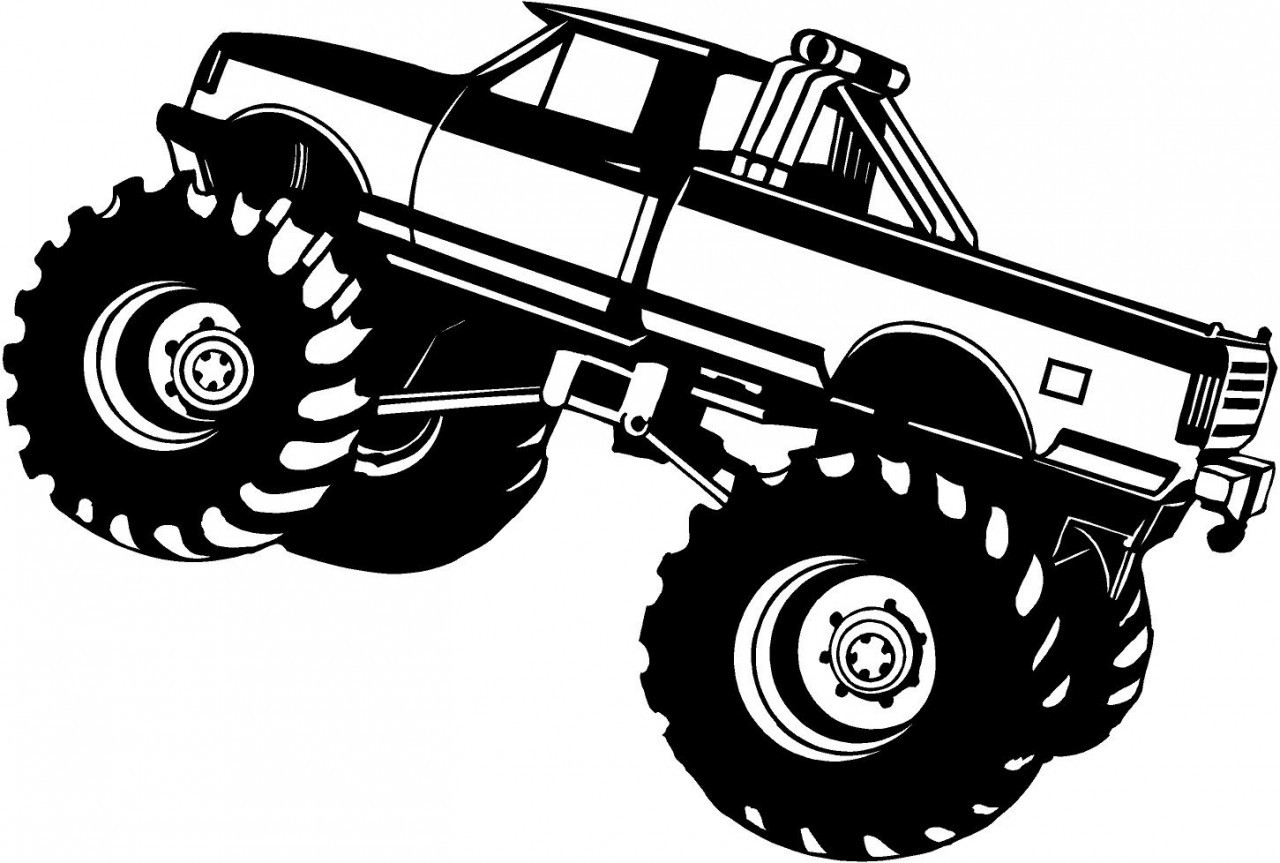 Dessin #16510 - dessin de monster truck