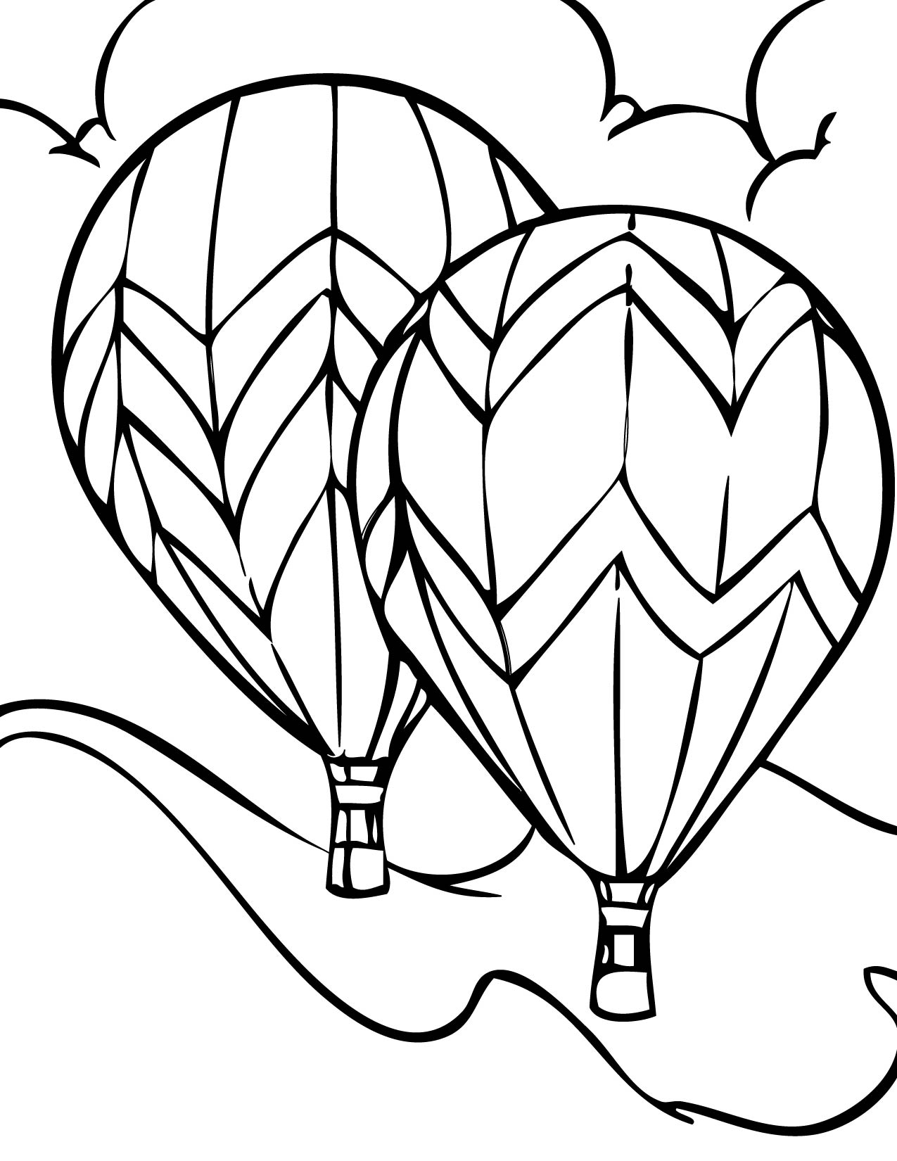37 dessins de coloriage montgolfière à imprimer sur LaGuerche.com  Page 2