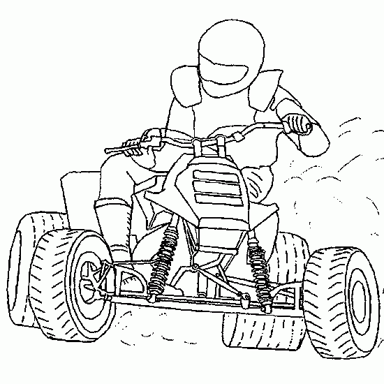 Dessin #16563 - dessin de motocross
