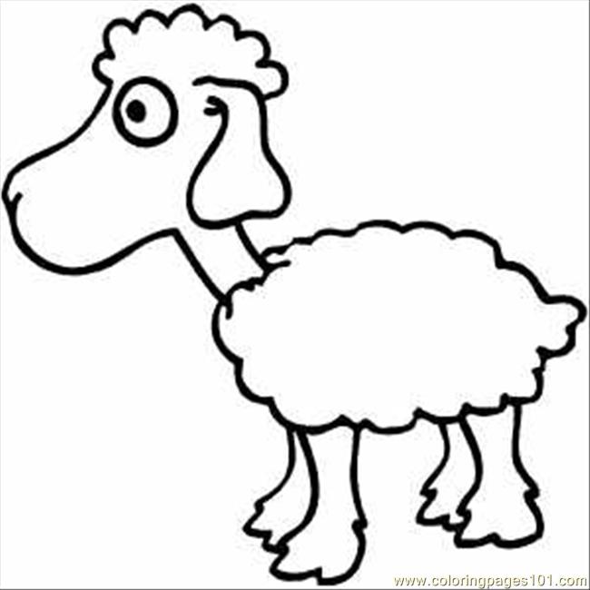 Dessin #13420 - dessin de mouton gratuit