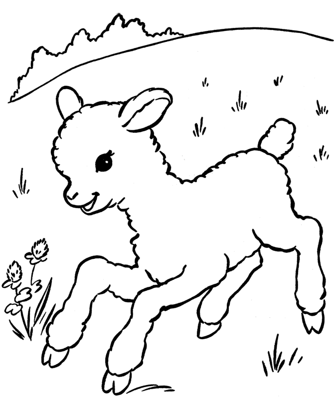 Dessin #13429 - coloriage de mouton gratuit a imprimer et colorier