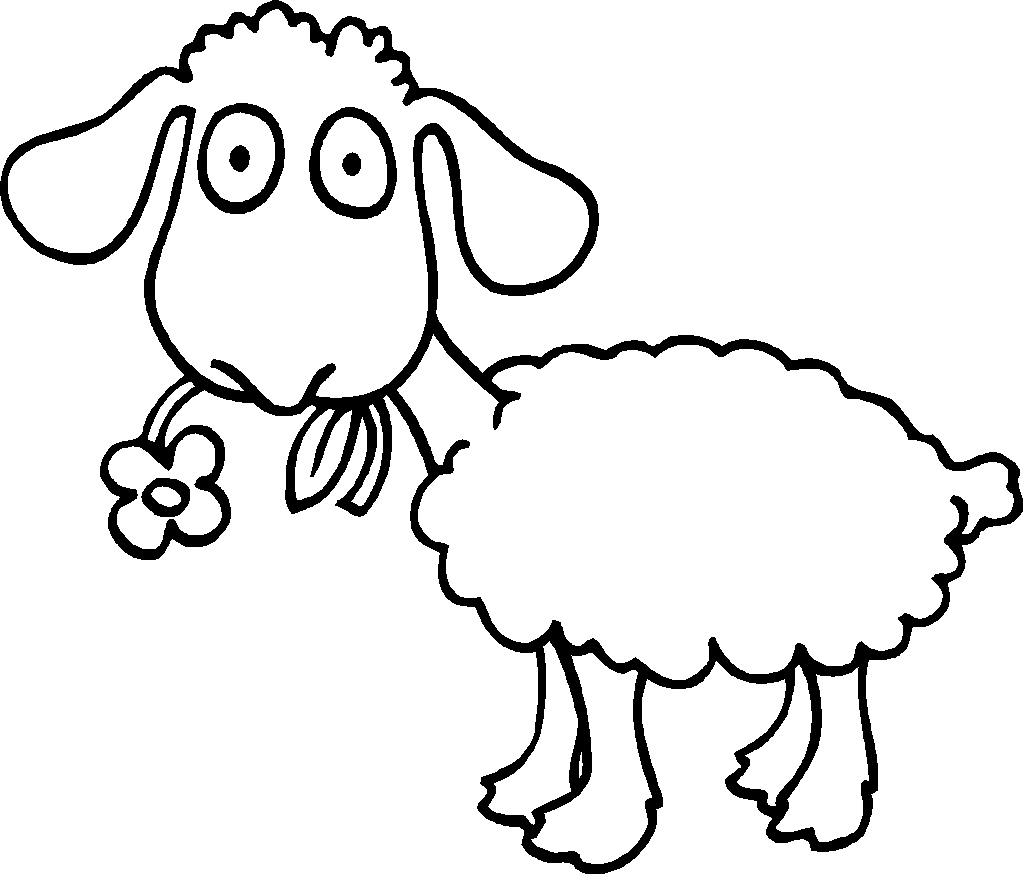 Dessin #13435 - coloriage mouton