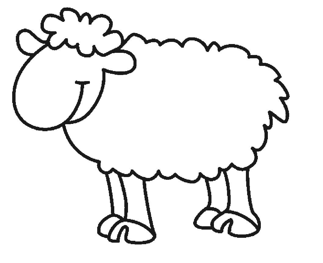 Dessin #13444 - Une Jolie image de mouton a colorier