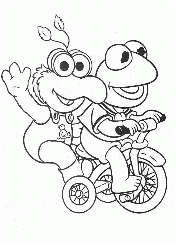 Coloriage muppets gratuit - dessin a imprimer #12