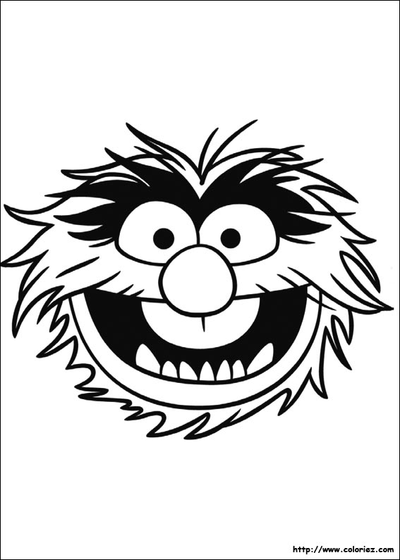 Coloriage muppets gratuit - dessin a imprimer #279
