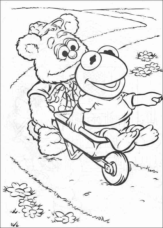 Coloriage muppets gratuit - dessin a imprimer #288