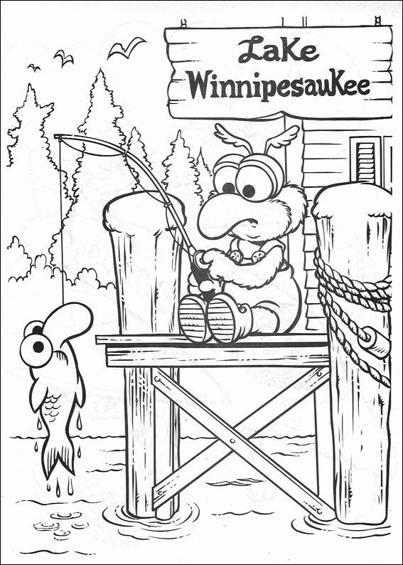 Coloriage muppets gratuit - dessin a imprimer #88