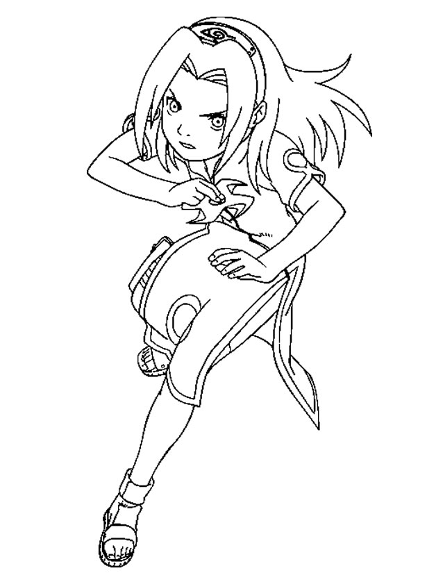 Coloriage Naruto En Ligne