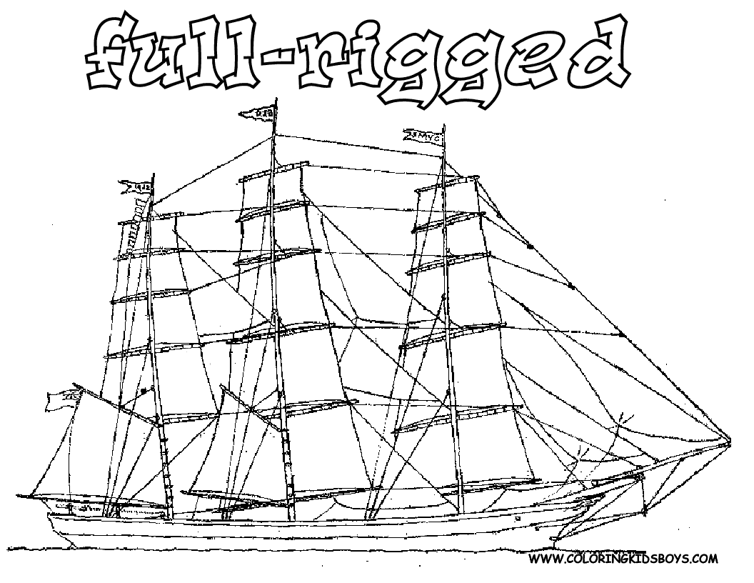 Dessin #16633 - dessin de navire gratuit