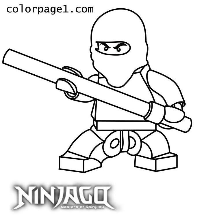 Coloriage ninjago gratuit - dessin a imprimer #128
