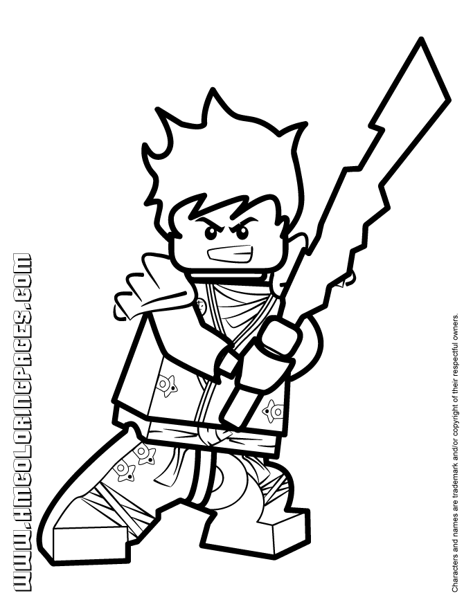 Coloriage ninjago gratuit - dessin a imprimer #13