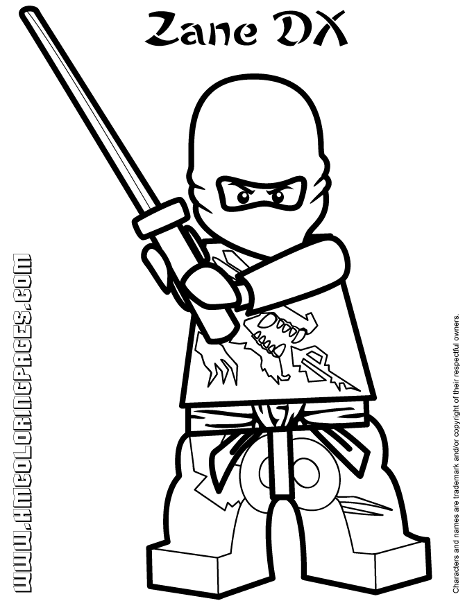 Coloriage ninjago gratuit - dessin a imprimer #50