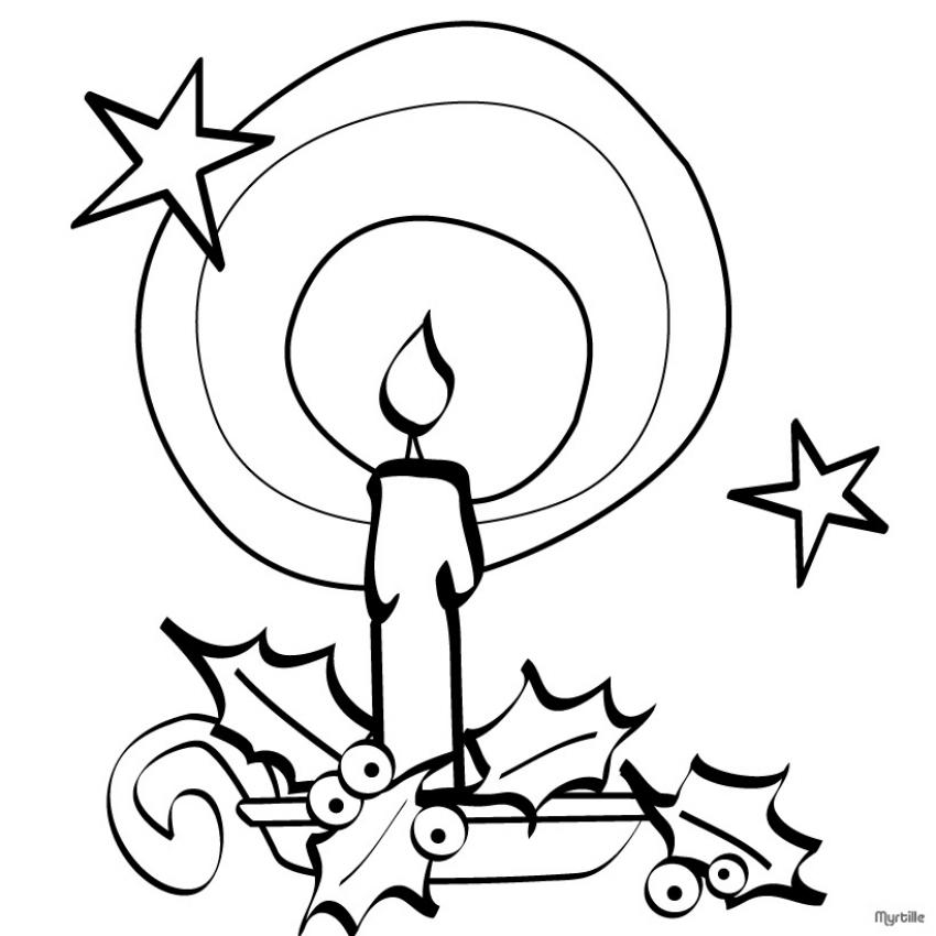 Dessin #10576 - Coloriage de noel à imprimer
