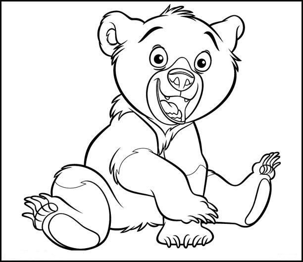 Dessin #13464 - Dessin ours pour imprimer et colorier