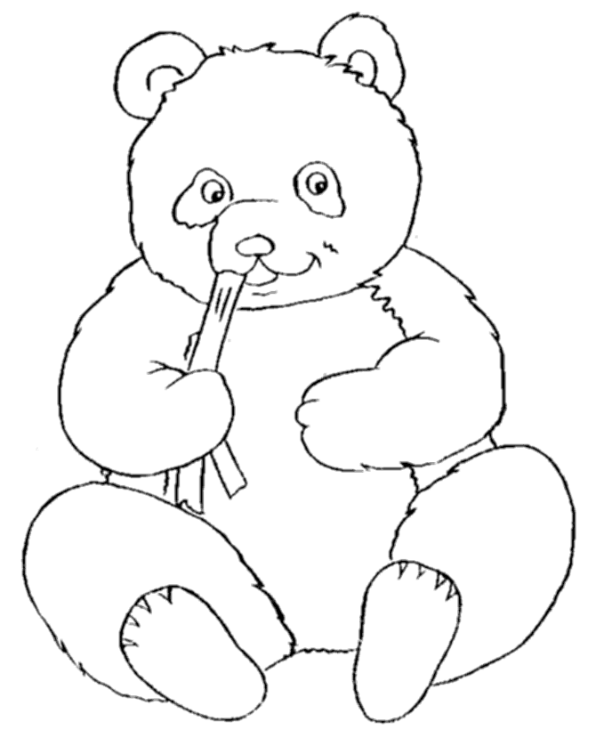 Dessin #13486 - coloriage de pandas gratuit à imprimer et colorier