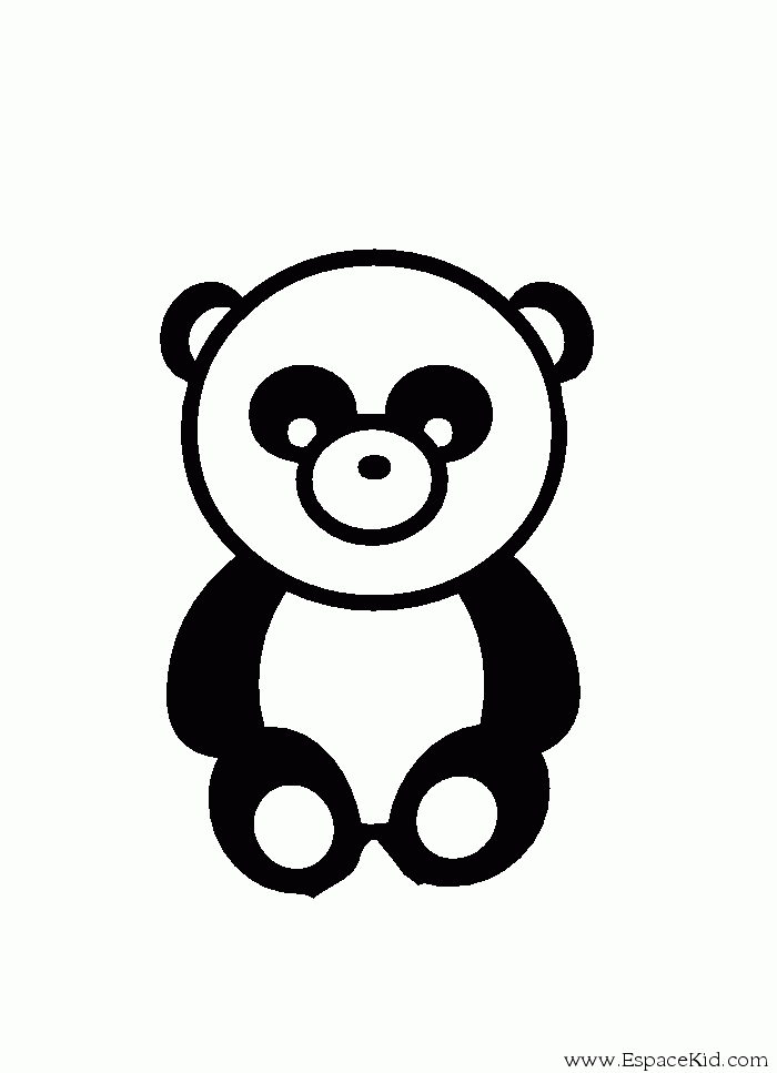 Dessin #13489 - coloriage pandas gratuit à imprimer et colorier
